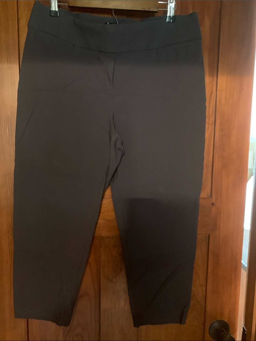 Apt. 9 Black Cropped Ponte Pants, sizr16